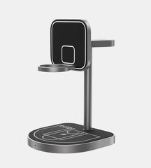 Elite Magnetic Wireless Charging Stand for iPhone | Premium Basketball-Themed Dock for Apple Watch & AirPods